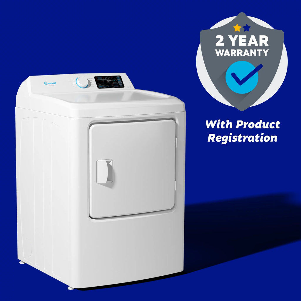 6.7 cu. ft. Front Load Gas Dryer in White C639