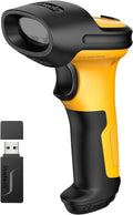Wireless Barcode Scanner, 2.4 GHz, 2600mAh, 60M Range, Pack of 2 K7624