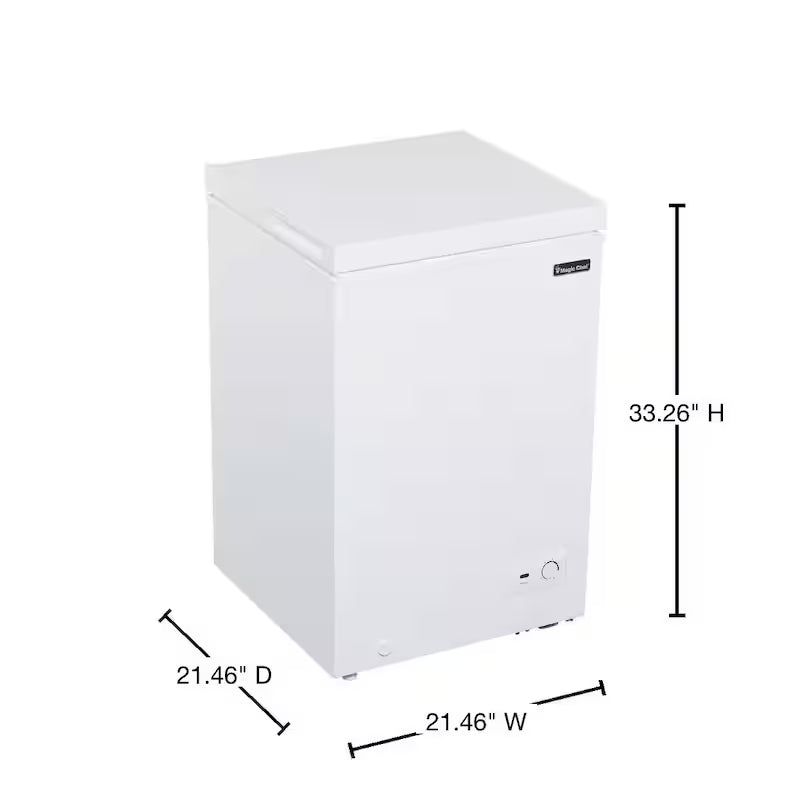 White 3.5 cu. ft. Manual Defrost Chest Freezer H344511