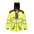 Mens Hi Vis Waterproof Workwear Jacket A333625