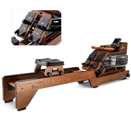 Oak Wood Water Rowing Machine with Monitor P6142