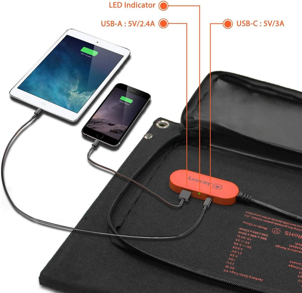 Solar Panel 60W Portable Foldable Solar Charger Q733