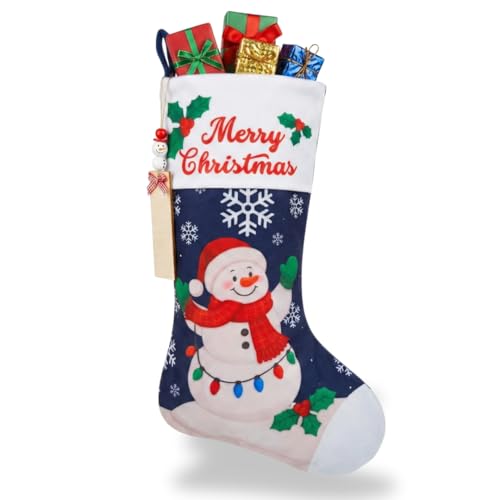 Cat Christmas Stocking with Paw Print Design W12009