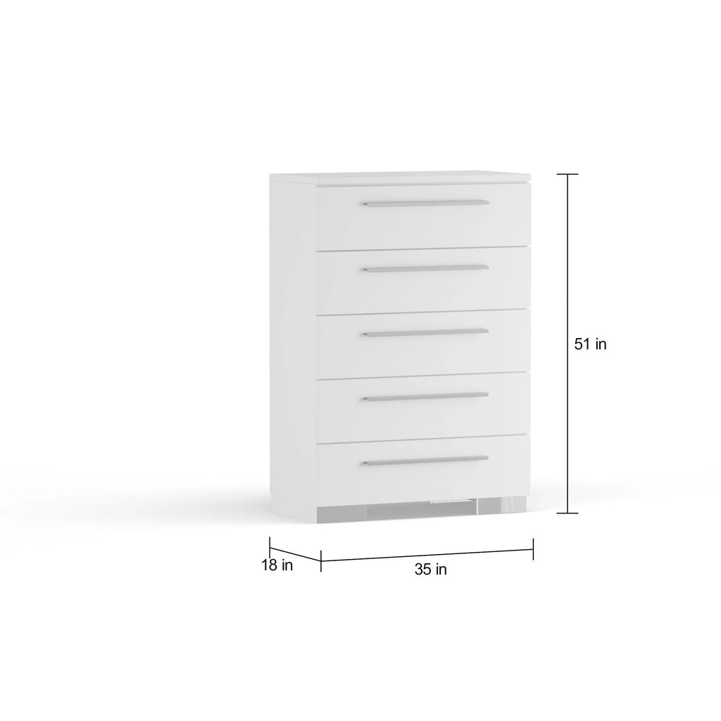 White 3-Piece Full Size Bedroom Set E570343