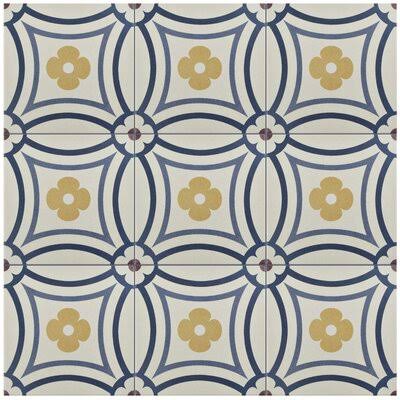 Blue Porcelain Field Tile E680617
