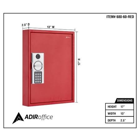 Red Key Cabinet with Digital Lock I831