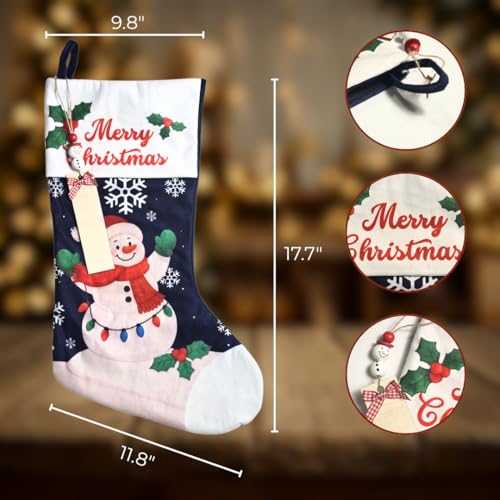 Cat Christmas Stocking with Paw Print Design W12009