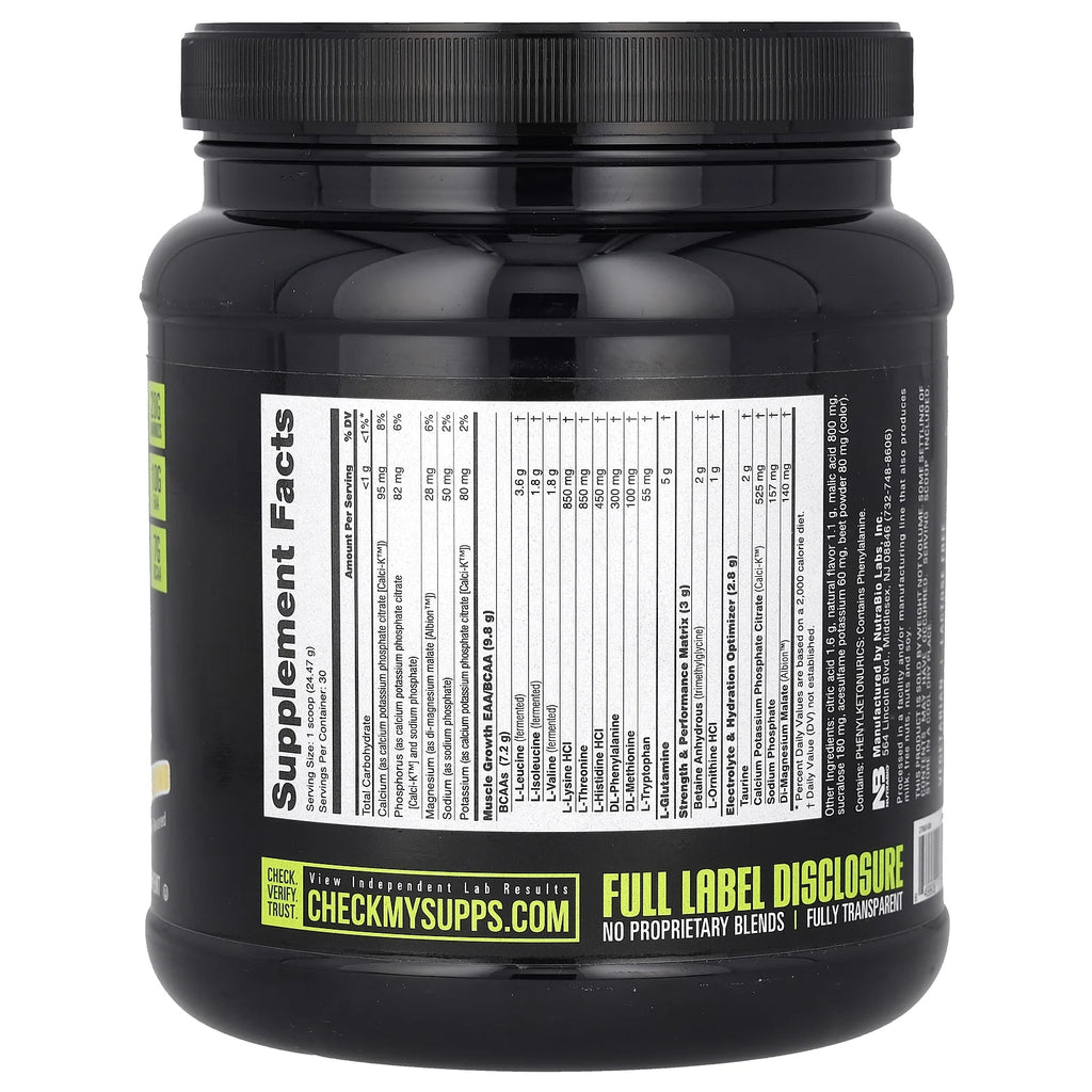Intra Workout Amino Fuel Strawberry Lemon 1.62 lb Y598403