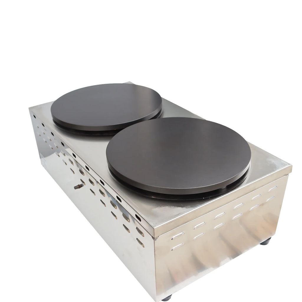 Double Heads Commercial Pancake Crepes Maker P7830