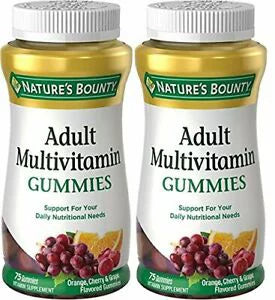 Adult Multivitamin Gummies 75 Each Pack of 2 Q1597