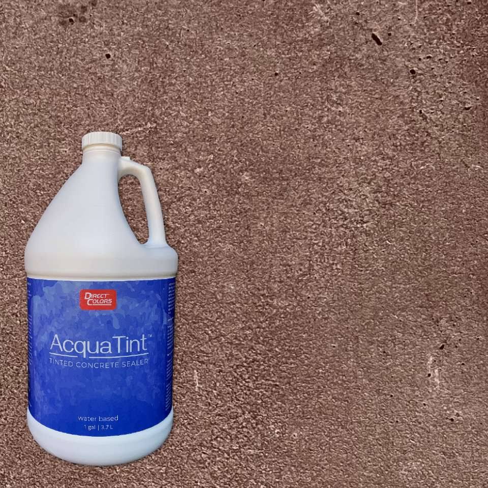 Water-Based Colored Concrete Sealer, 1 Gal D96415