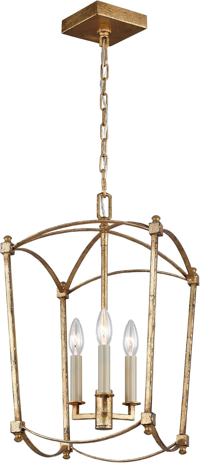 5-Light Antique Guild Linear Chandelier J2809