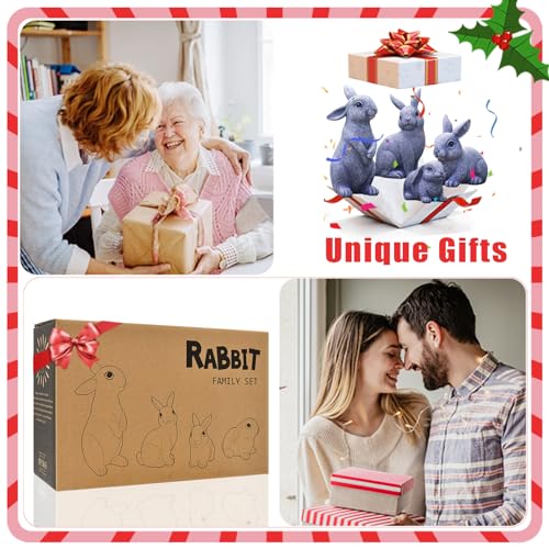 4 Pack Rabbit Figurines G4447