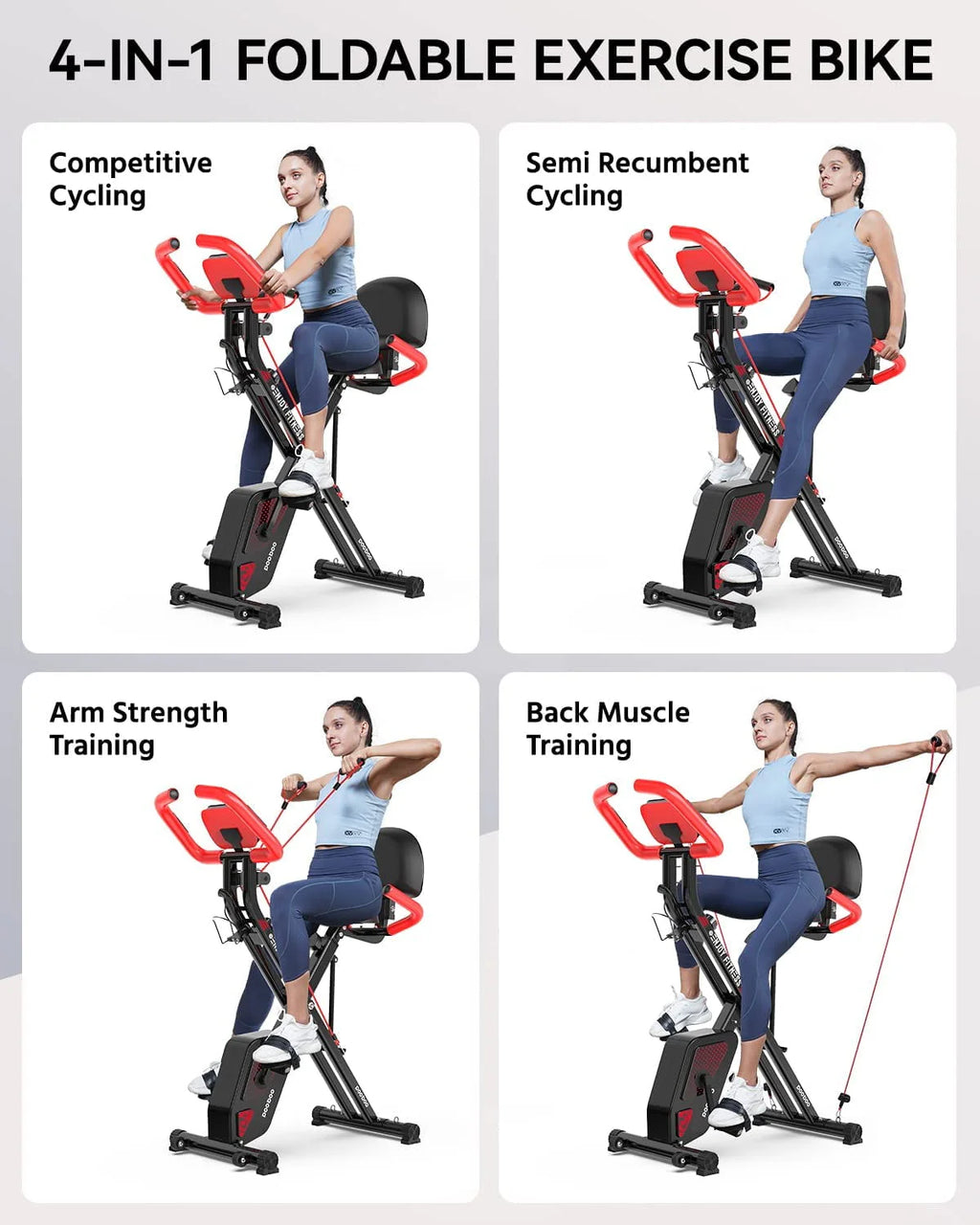 Foldable Magnetic Exercise Bike D134203