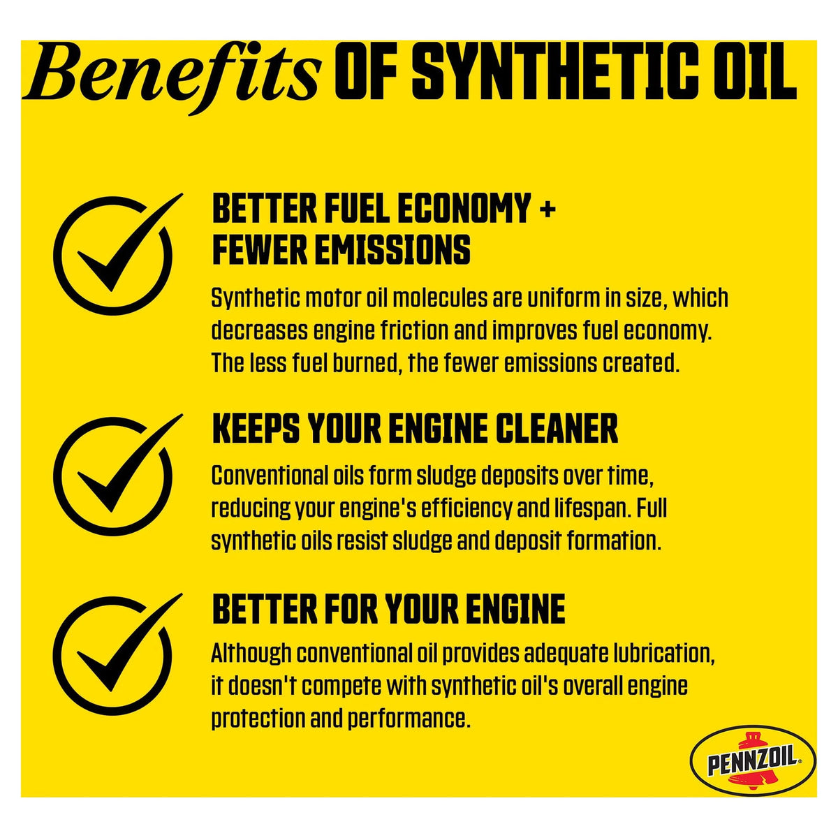 5W-30 Full Synthetic Motor Oil, 5 Quart C47654