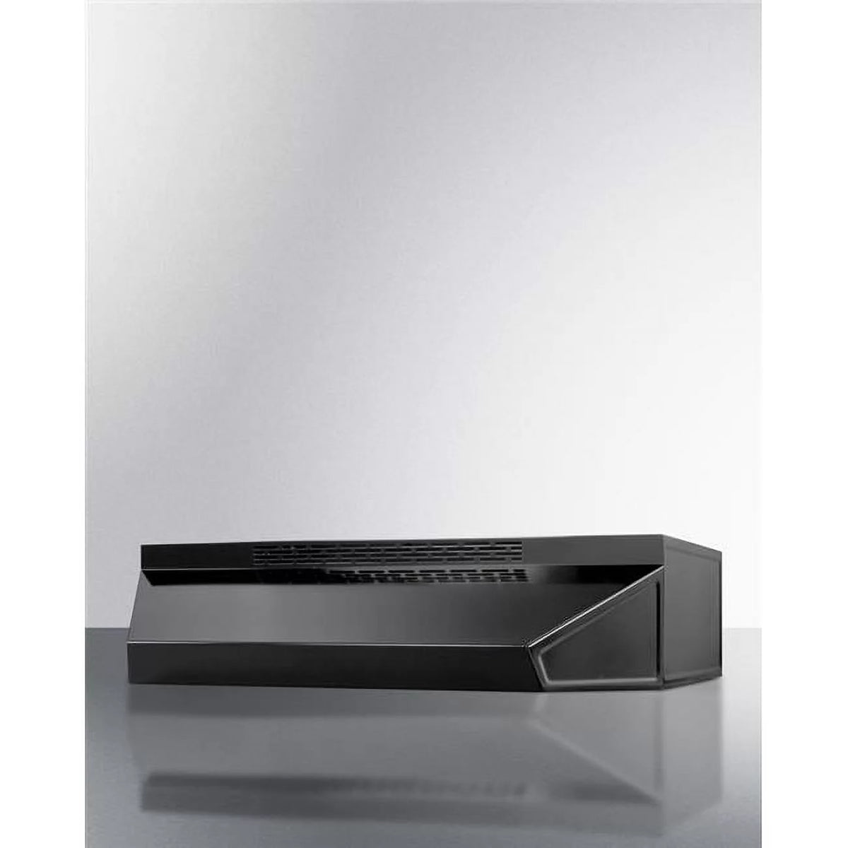 30 in. Wide Ductless Range Hood in Black H89485