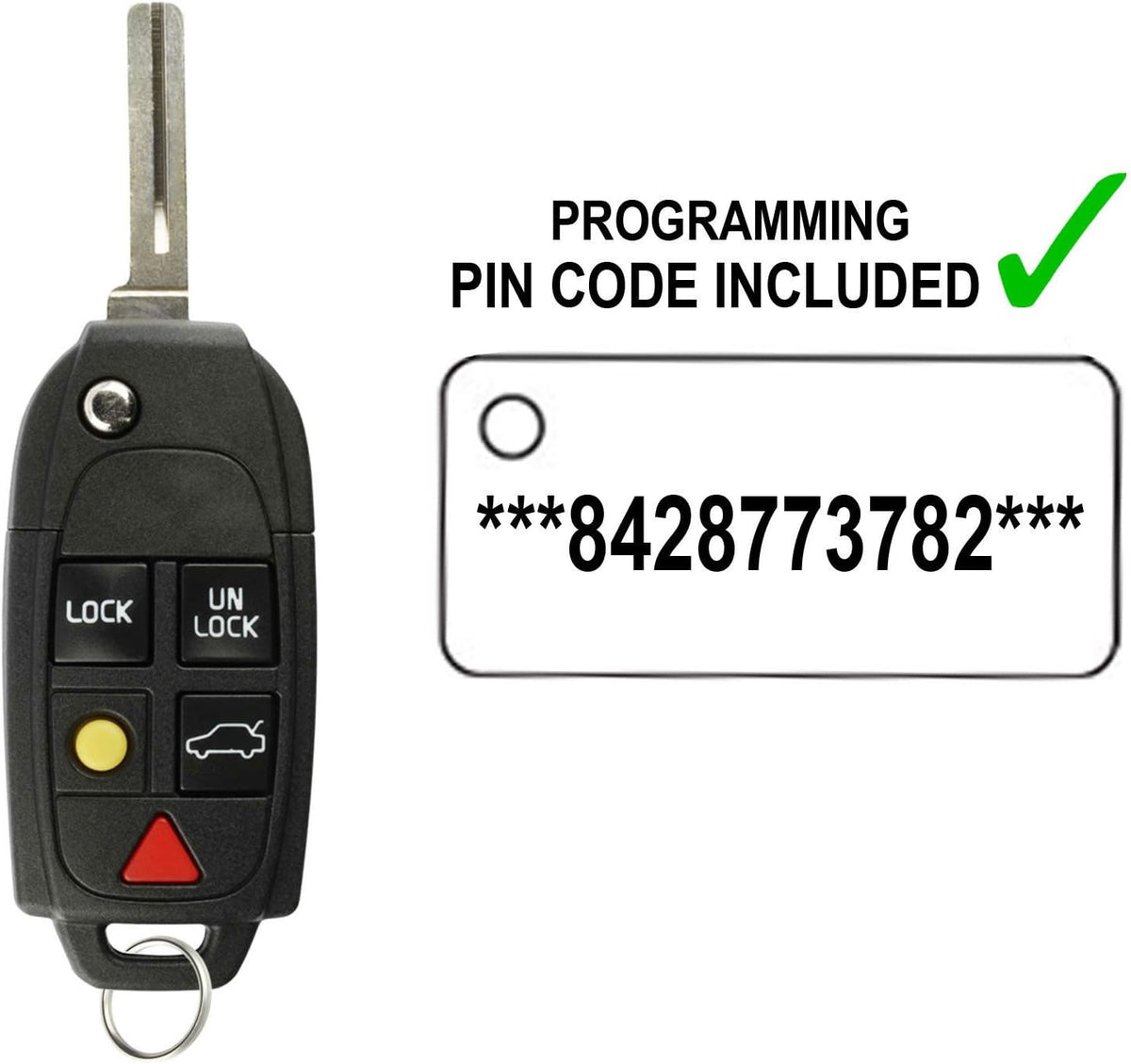 Uncut Blank Car Key Fob N18952