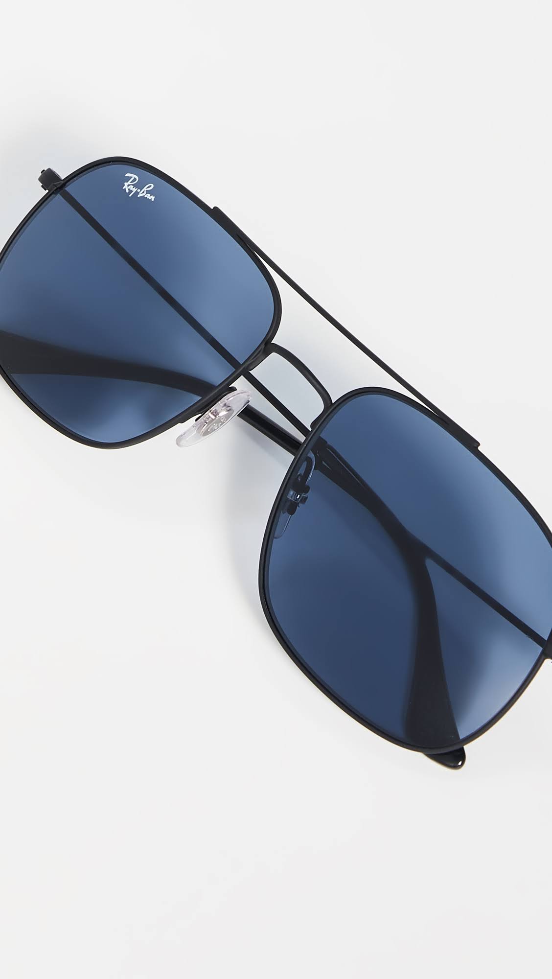 Rubber Black Dark Blue Sunglasses U30443