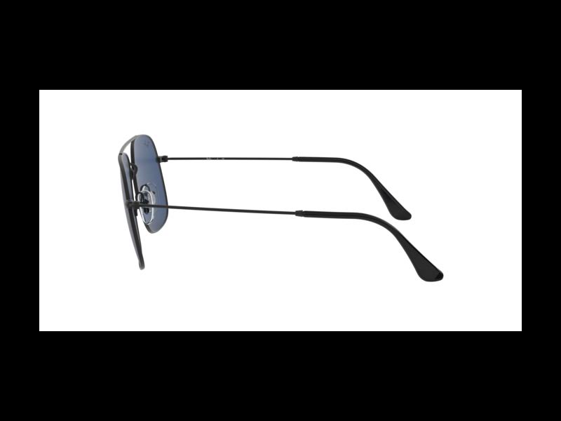 Rubber Black Dark Blue Sunglasses U30443