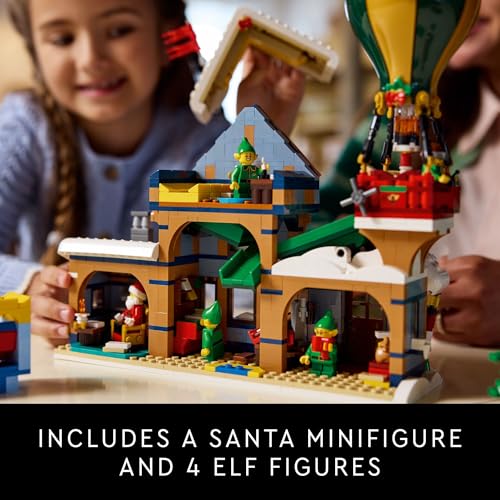 LEGO Icons Santa's Post Office Building Set with Santa Minifigure and 4 Elves Minifigures E4273