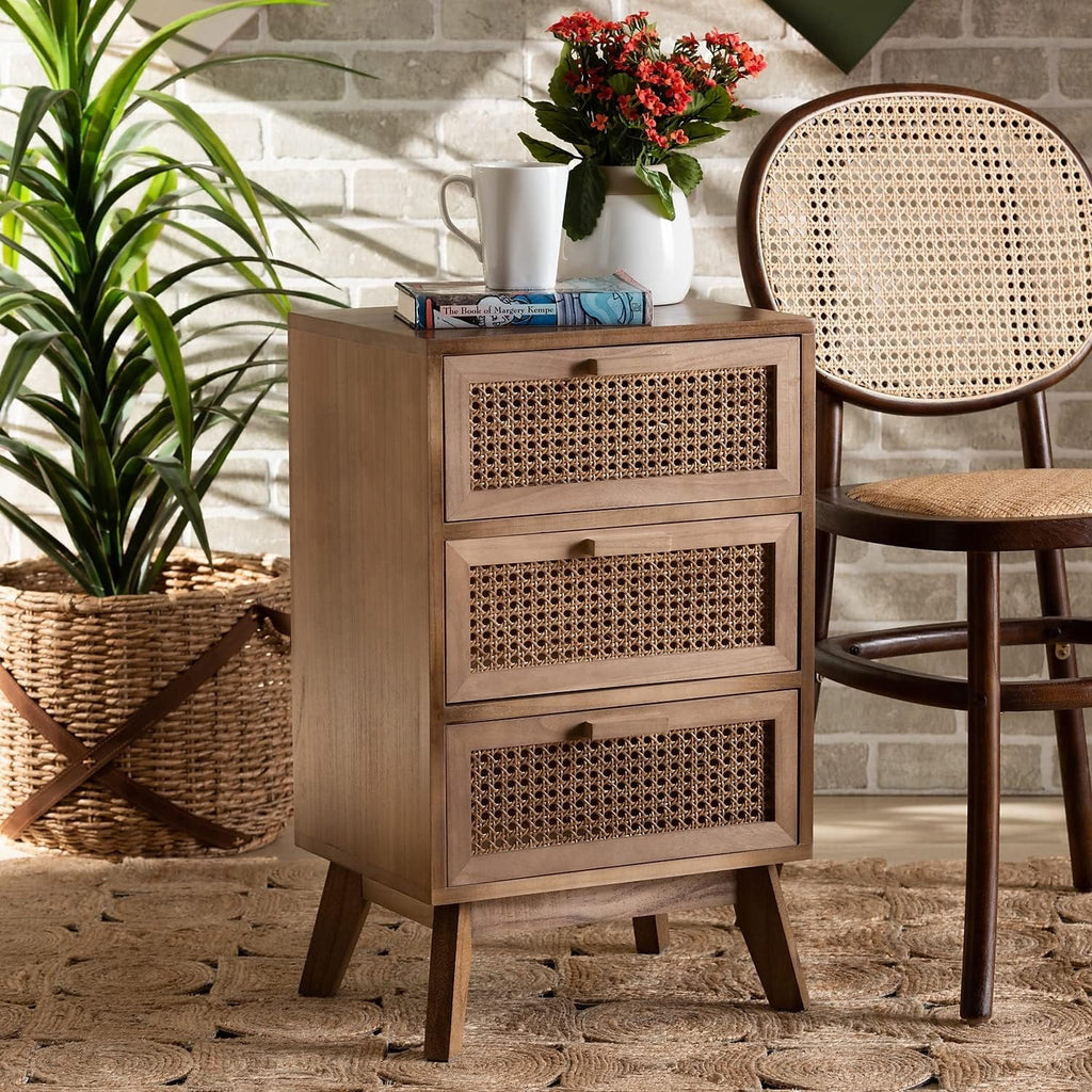 26-Inch High 3-Drawer Nightstand B5301