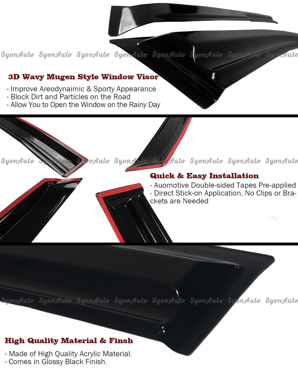 Window Visor Rain Guard X32887
