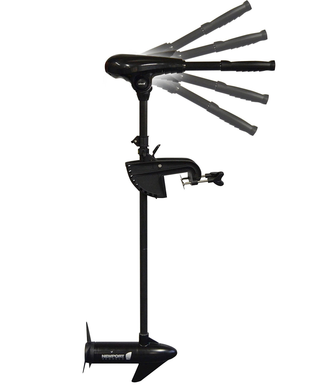 55 lb. Thrust Saltwater Transom Mounted Electric Trolling Motor with 36x22 Shaft C396