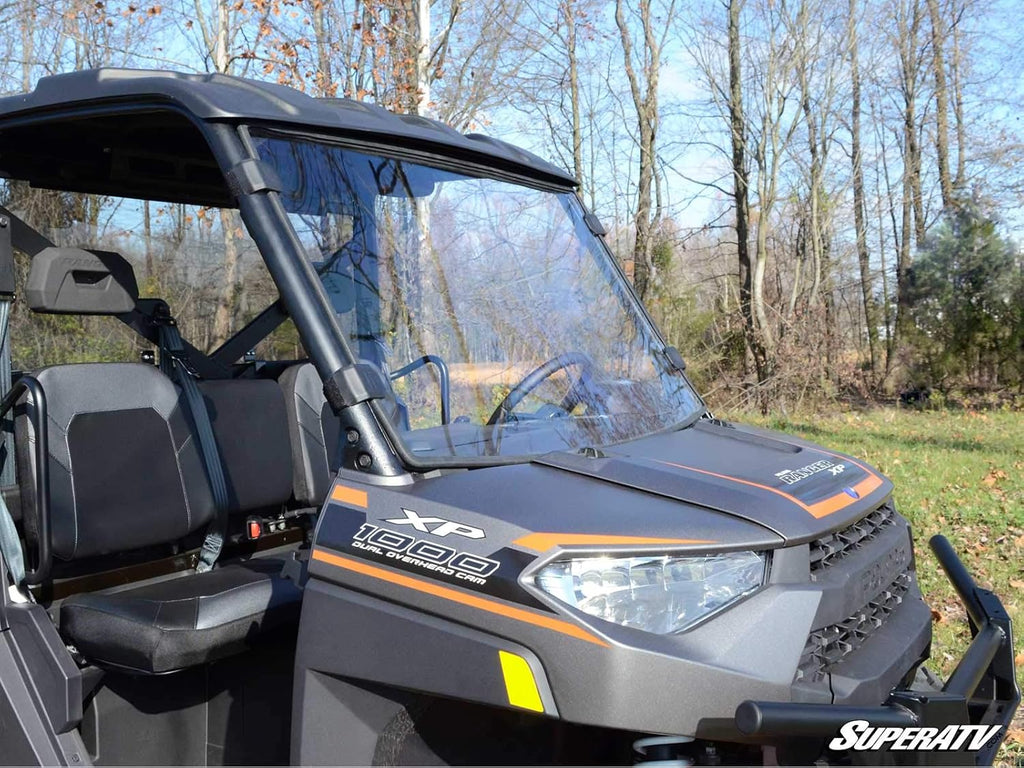 Clear Scratch Resistant Full Windshield for Polaris Ranger XP 1000 / Crew Z10191