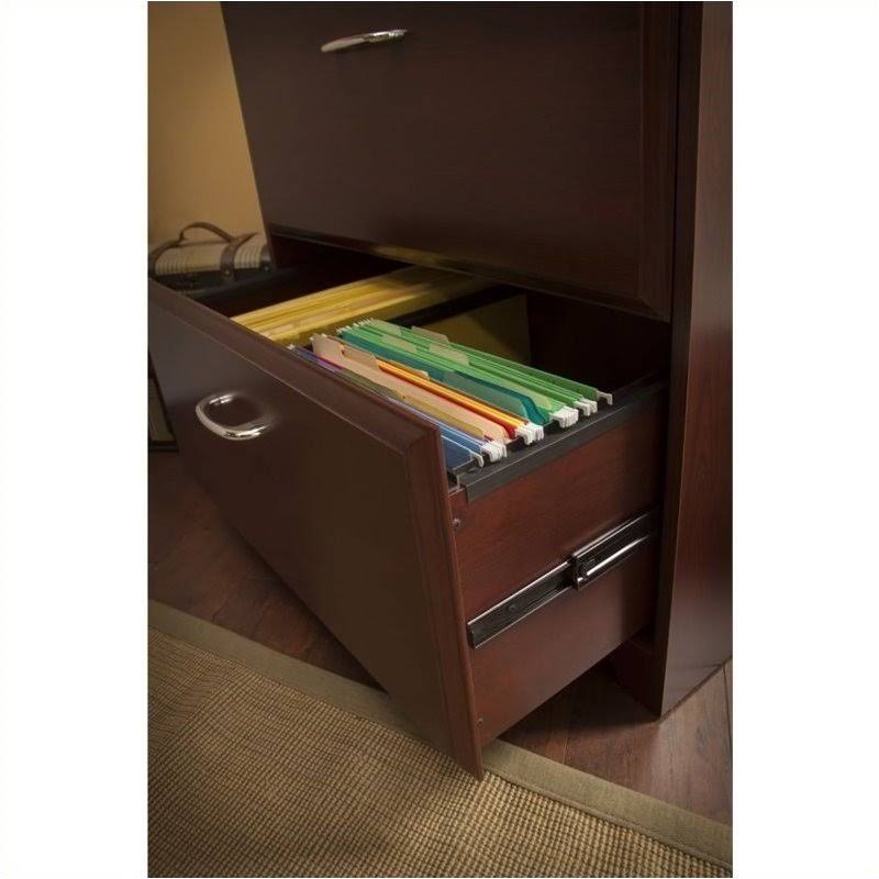 2 Drawer Lateral File Cabinet in Harvest Cherry D94268