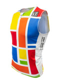 South Beach Mondrian Half Zip Tri Top V6140