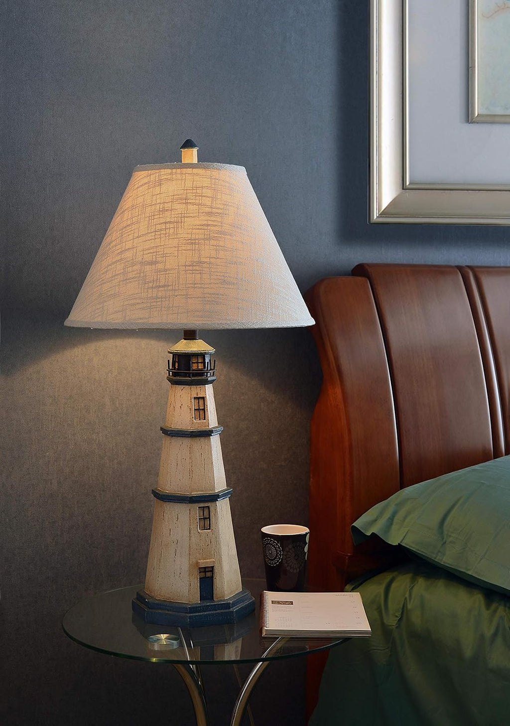 Casual Table Lamp 31 Inch Antique White V536455