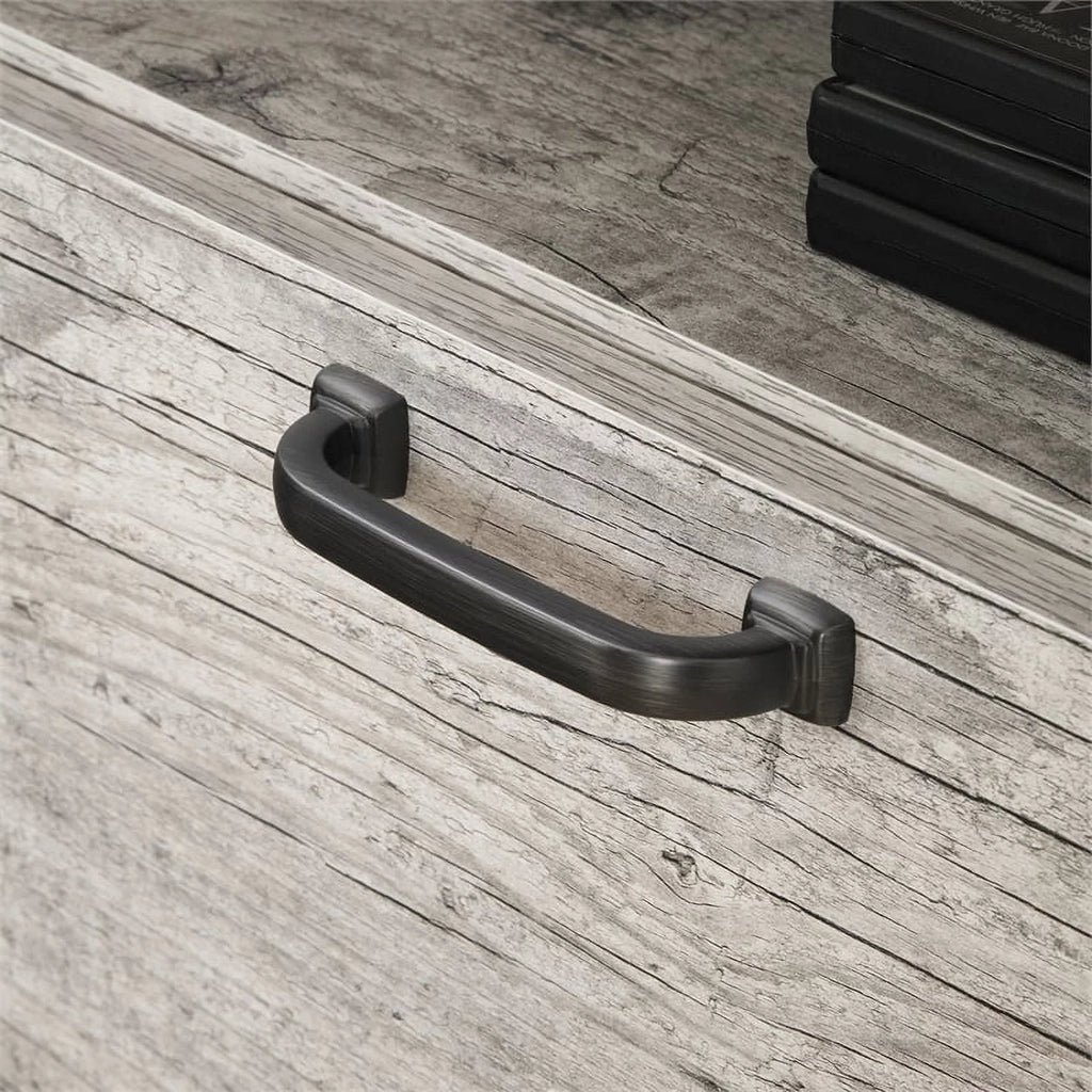 Gray Wood TV Stand M9116