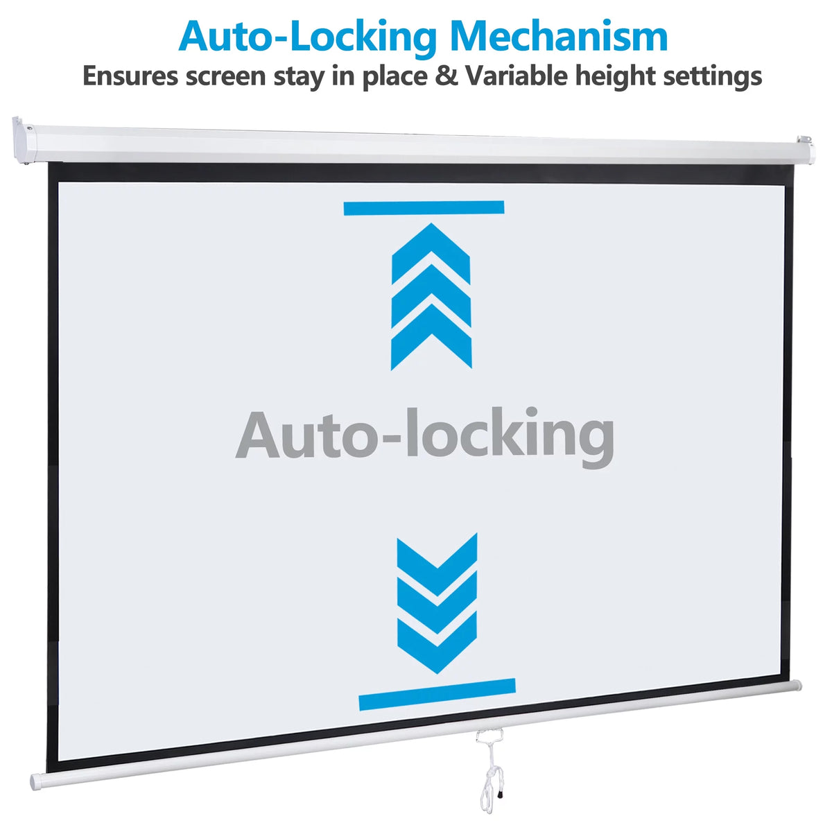 80" Diagonal 16:9 Projector Screen I954