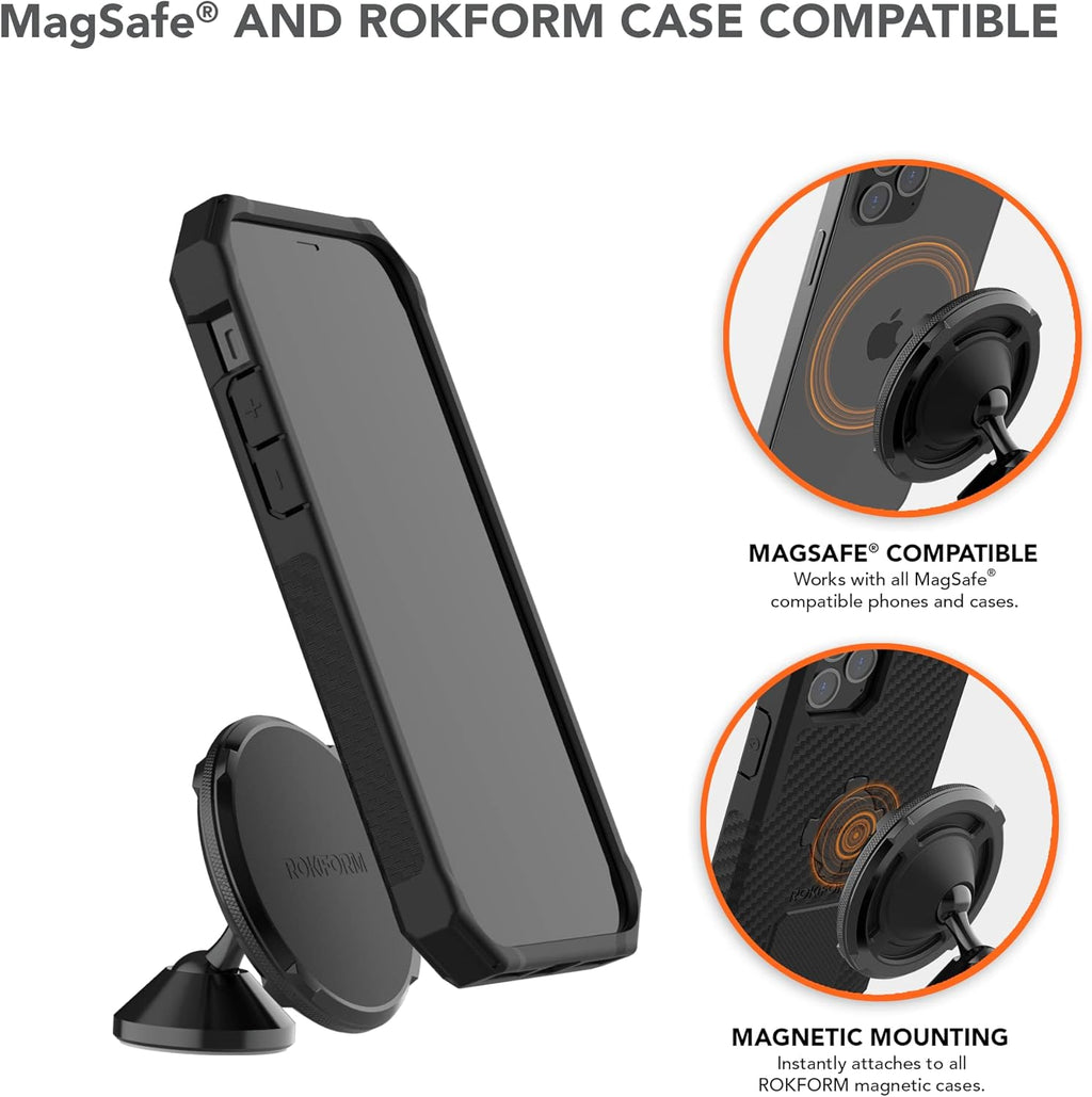 Adjustable Dual Magnet Car Mount, 360° Swivel with 3M VHB Tape, Pack of 2 C530144