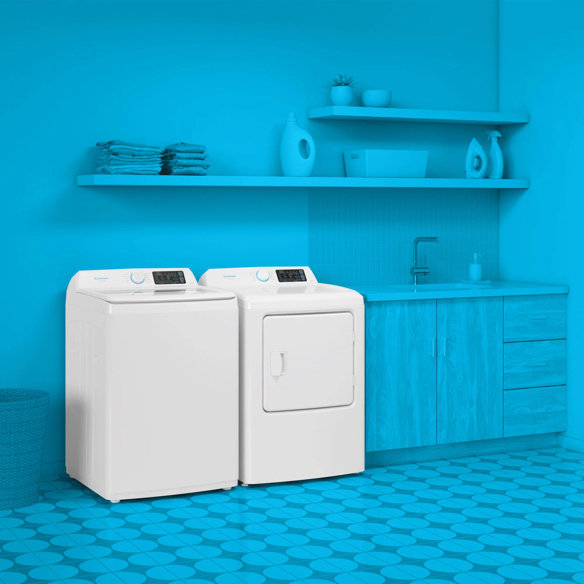 6.7 cu. ft. Front Load Gas Dryer in White C639