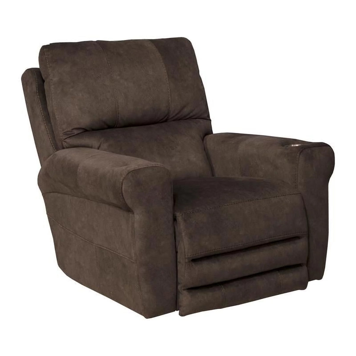 Chocolate Fabric Power Recliner X844310