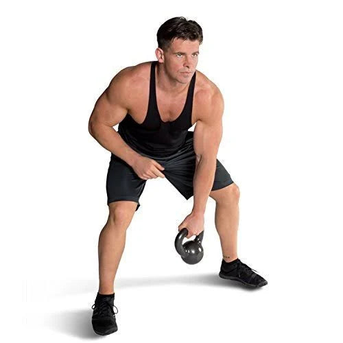 Black Cast Iron Kettlebell 10 lb P1096