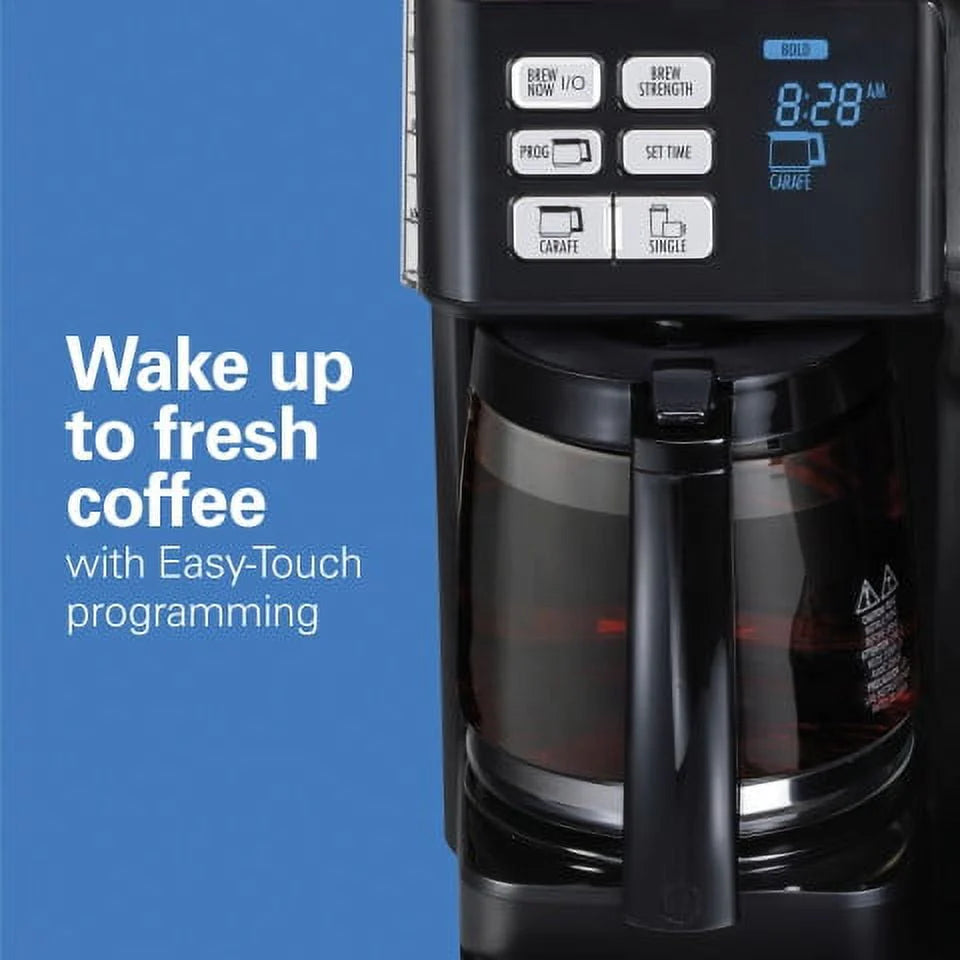 Black & Silver Single-Serve Coffee Maker A97726