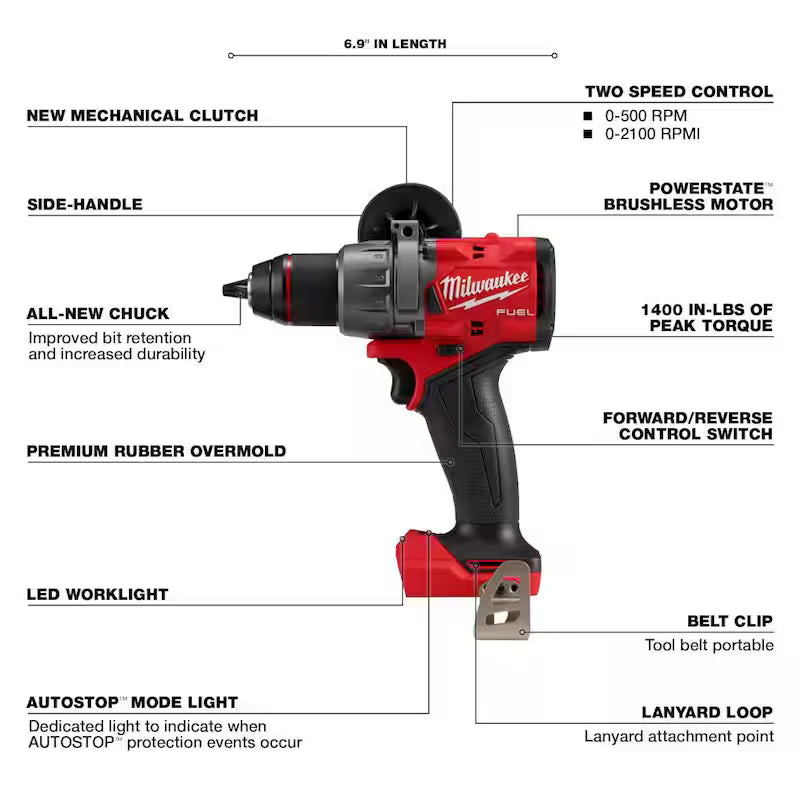 18V Lithium-Ion Brushless Cordless Combo Kit with 5.0 Ah Batteries 7-Tool W411766