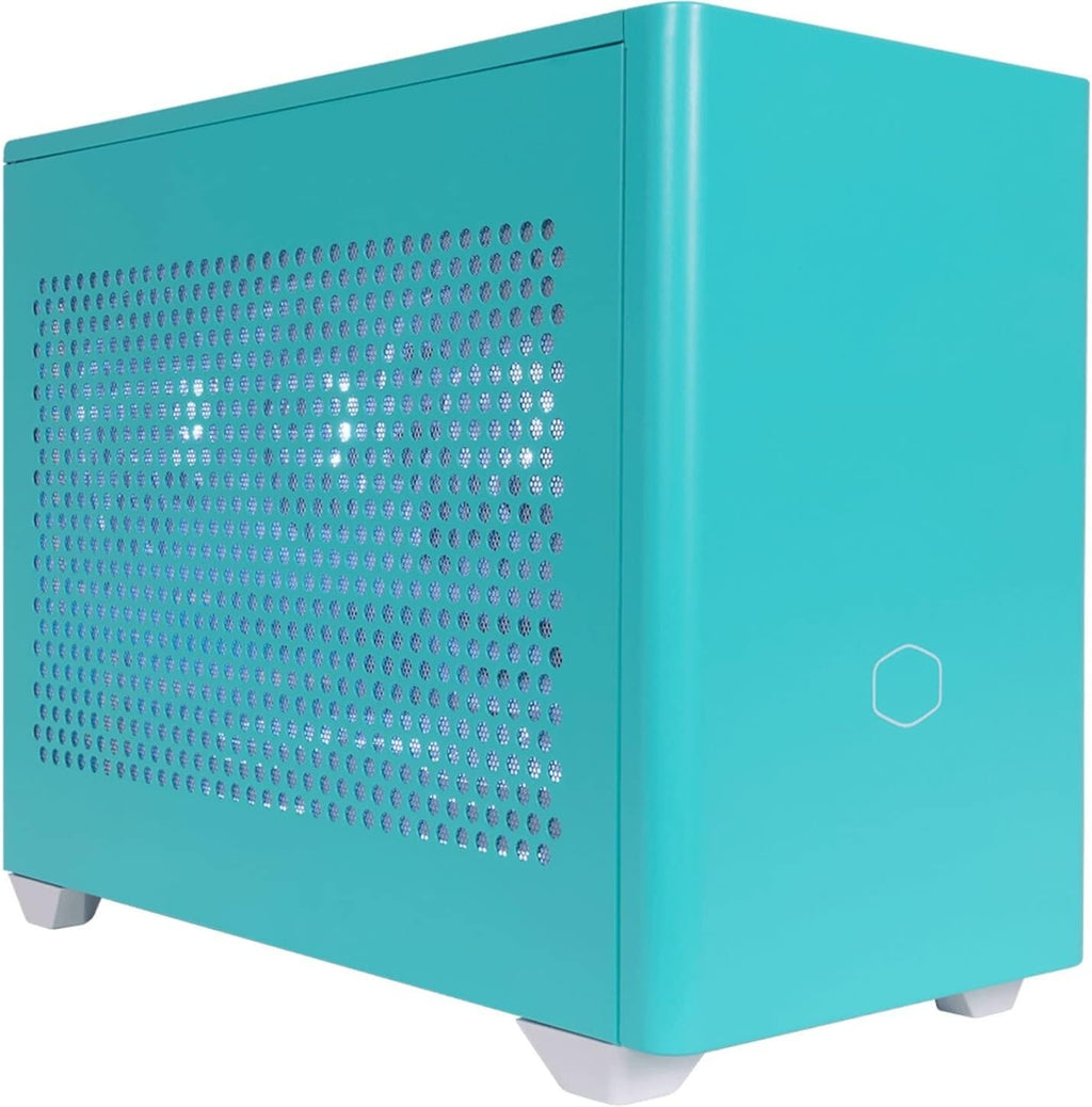 White SFF Mini-ITX Case with Tempered Glass Panel Z63284
