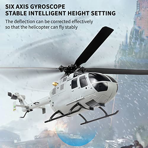 RC Helicopter with 6-axis Gyro Stabilization Altitude Hold 3 Batteries Q253230