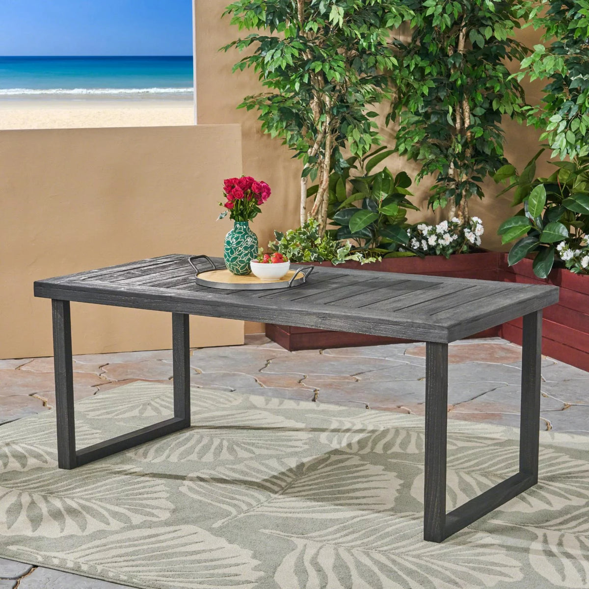 Acacia Wood Dining Table G563