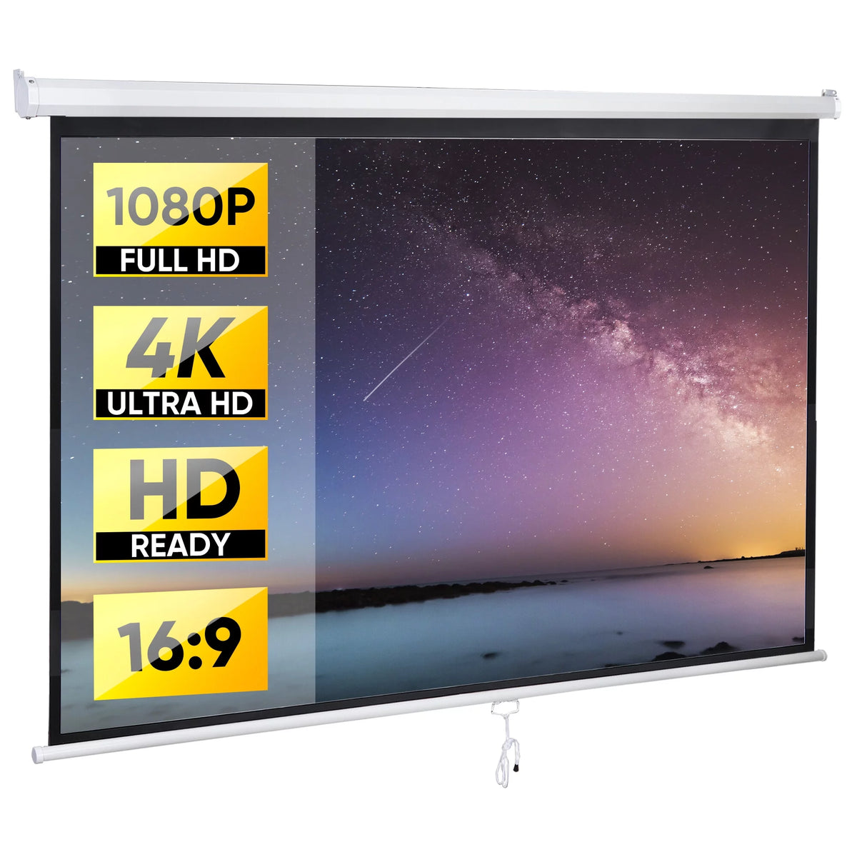 80" Diagonal 16:9 Projector Screen I954