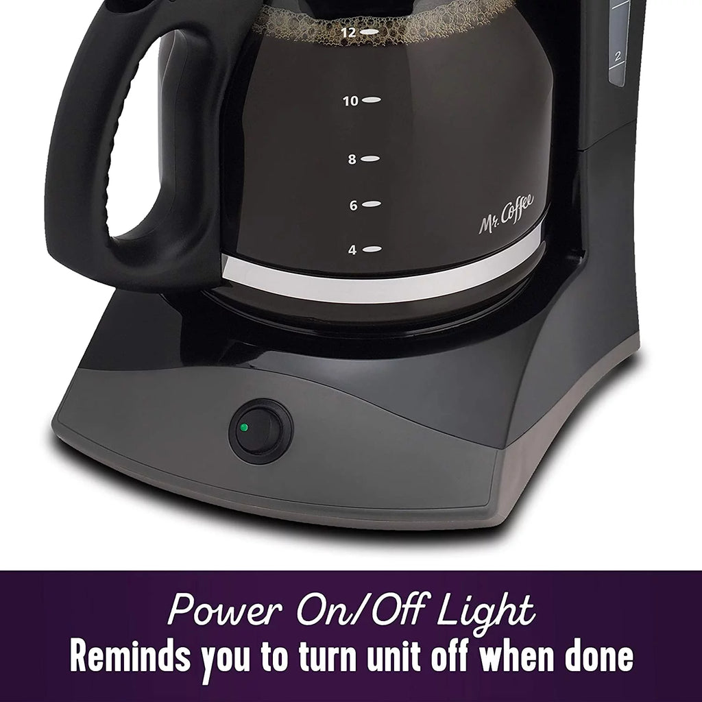 12-Cup Black Coffee Maker E1064