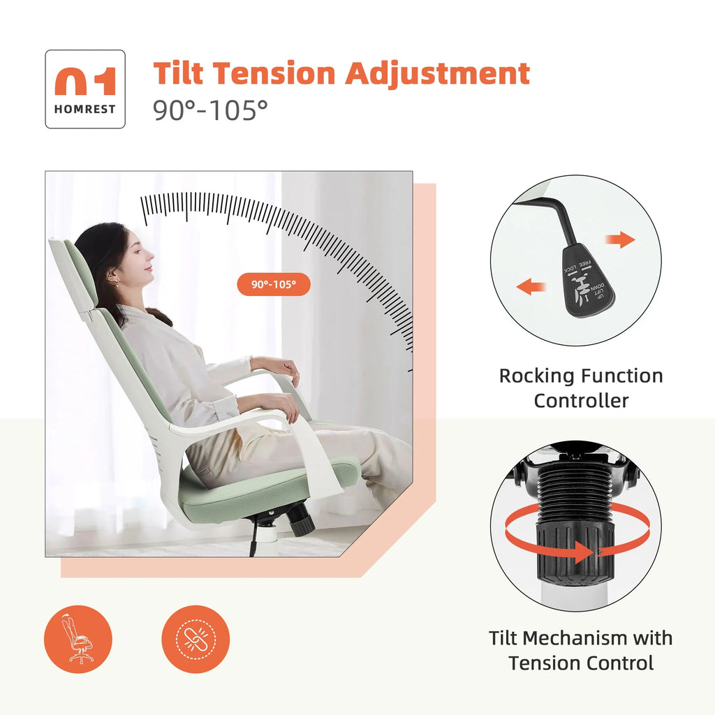 Green Ergonomic Office Chair O29719