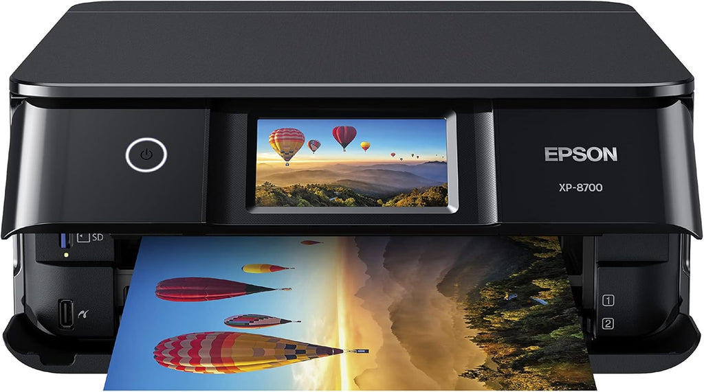Black Wireless All-in-One Printer with Scanner and Copier S91187