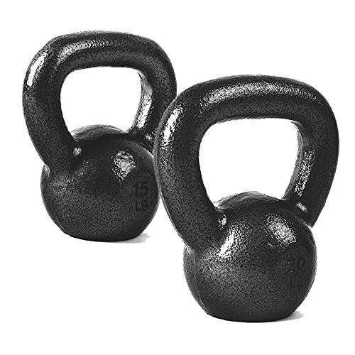 Black Cast Iron Kettlebell 10 lb P1096