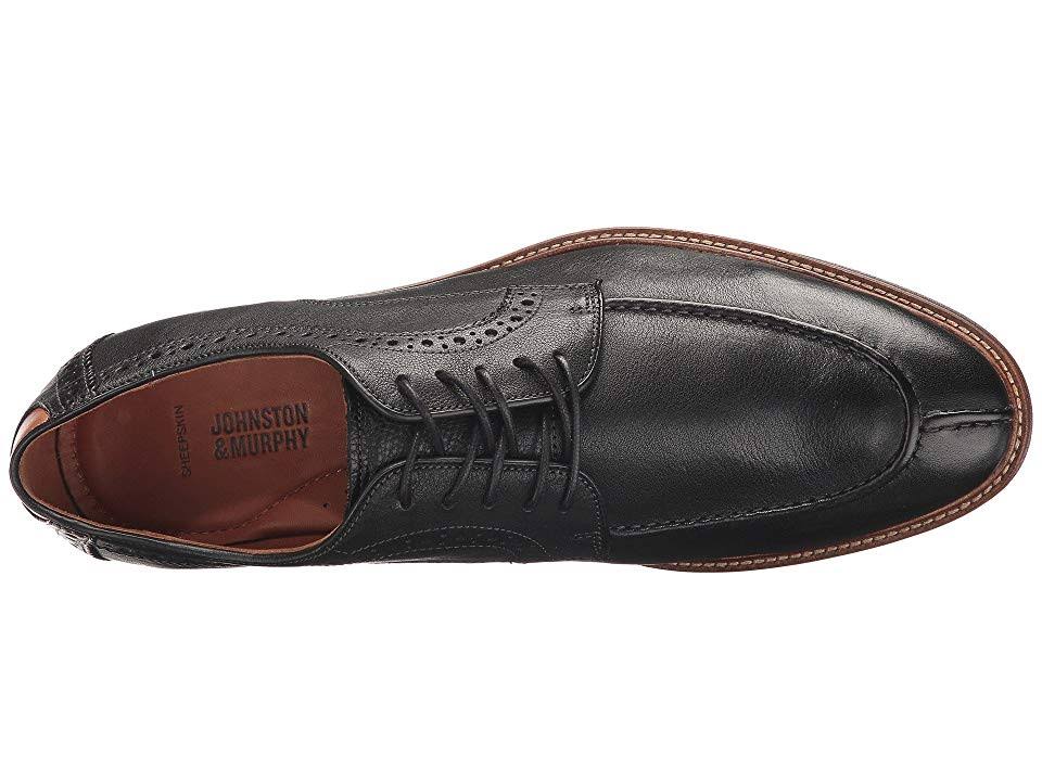 Black Split Toe Derby Shoes Q63369