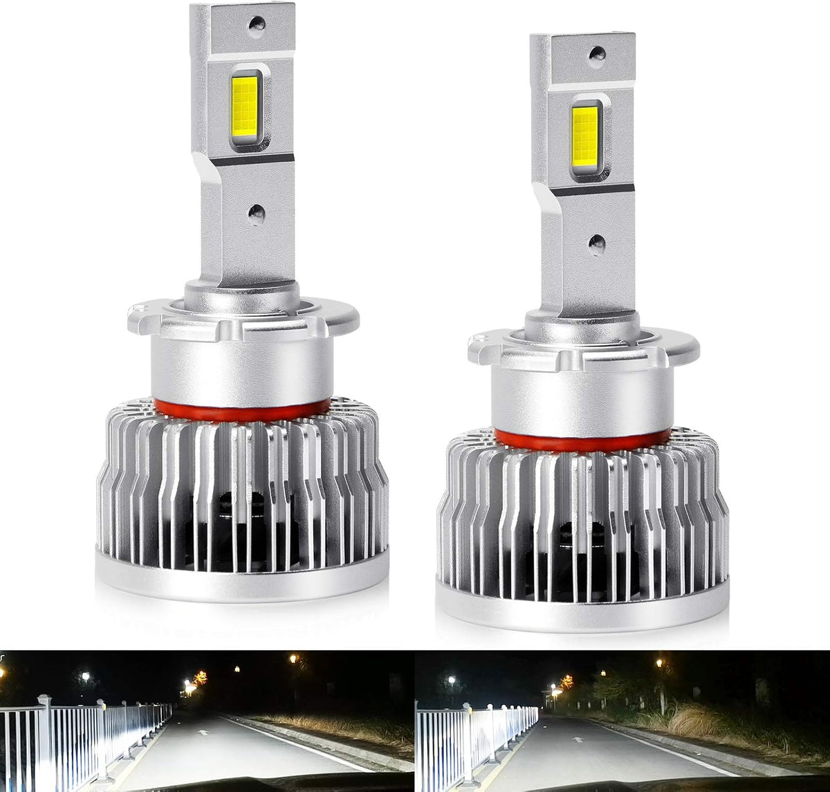 D3S LED Headlight Bulbs Conversion Kit 6000K 35W Pack of 2 S80835
