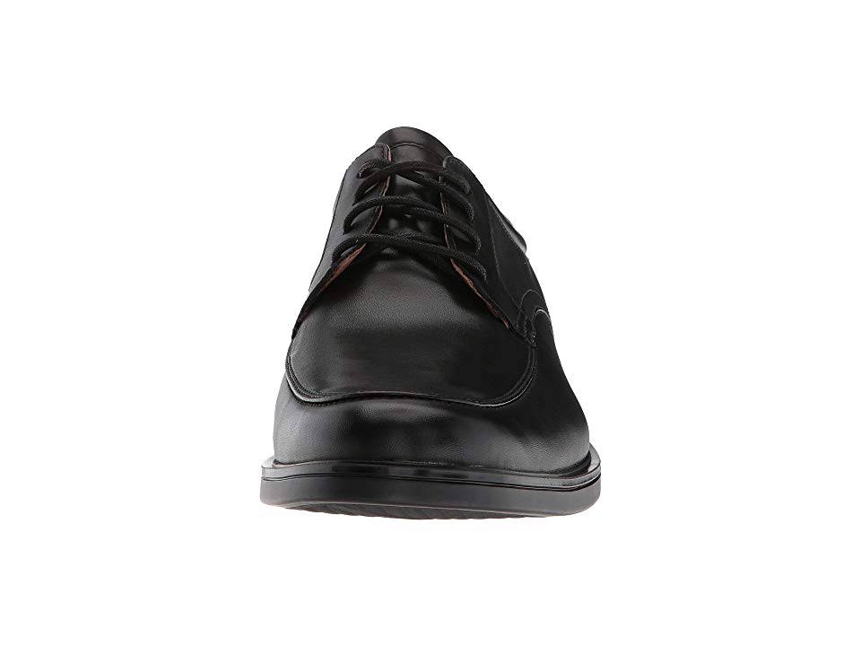 Black Leather Clarks Shoes H8626